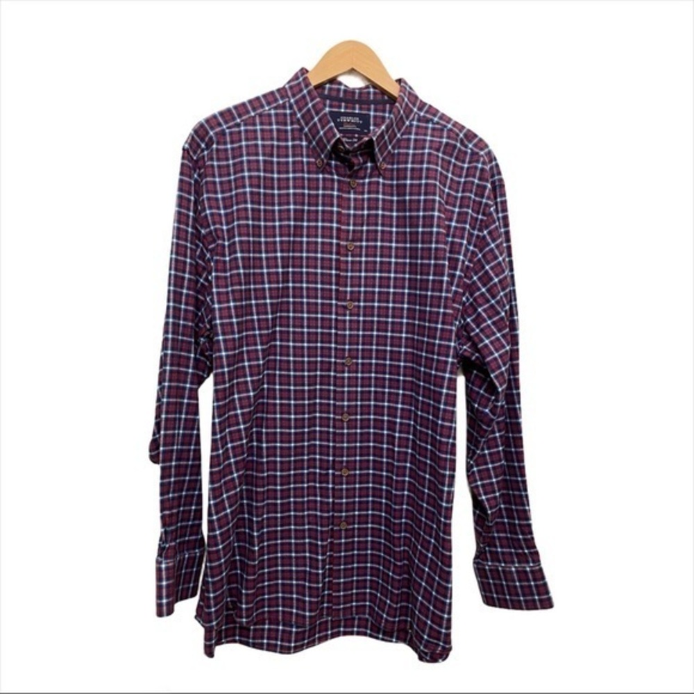 CHARLES TYRWHITT plaid shirt classic XL